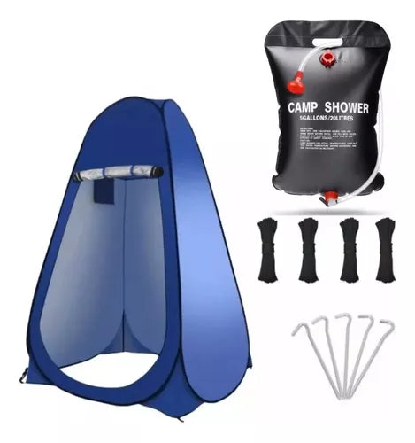 CampCombo™ - Carpa Multifuncional y Ducha Solar para Camping